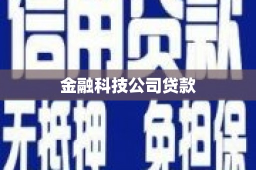江源金融科技公司贷款