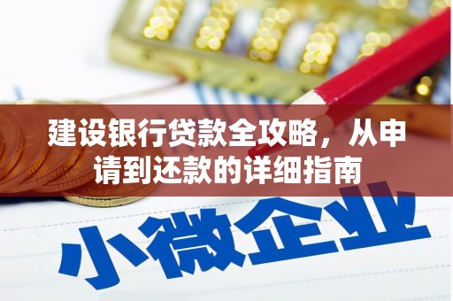保税区建设银行贷款全攻略，从申请到还款的详细指南