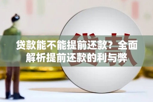 龙文贷款能不能提前还款？全面解析提前还款的利与弊
