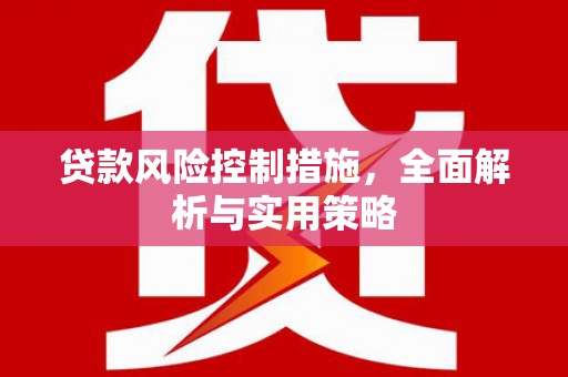 固镇贷款风险控制措施，全面解析与实用策略