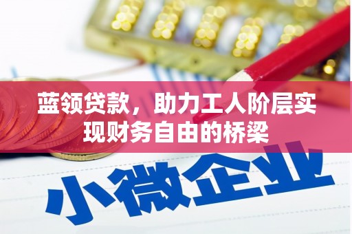 大洼蓝领贷款，助力工人阶层实现财务自由的桥梁