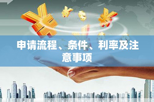 民和申请流程、条件、利率及注意事项