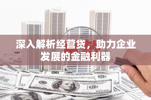 从化深入解析经营贷，助力企业发展的金融利器