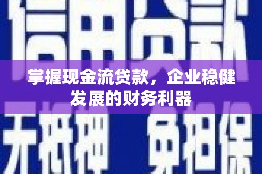 长洲掌握现金流贷款，企业稳健发展的财务利器