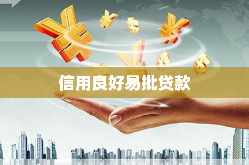 滁州信用良好易批贷款