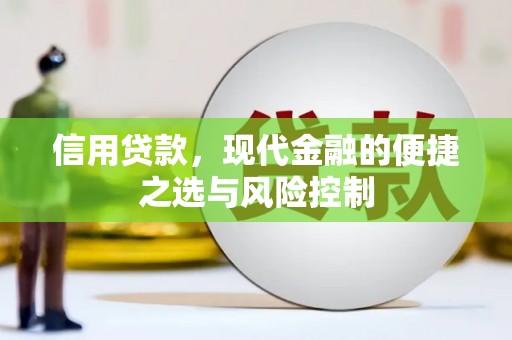 安化信用贷款，现代金融的便捷之选与风险控制