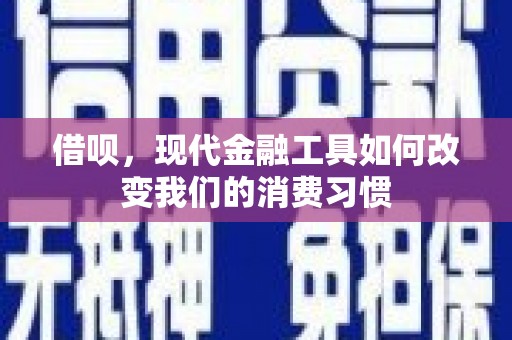 曾都借呗，现代金融工具如何改变我们的消费习惯