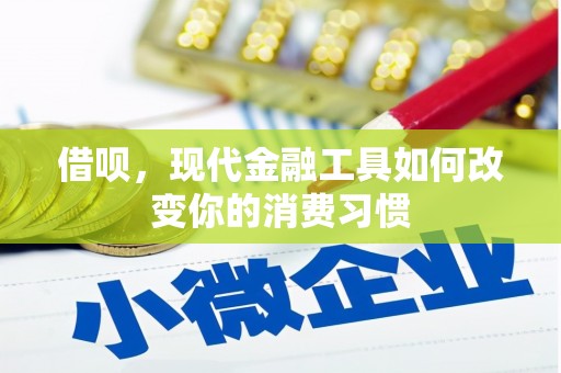 钟祥借呗，现代金融工具如何改变你的消费习惯