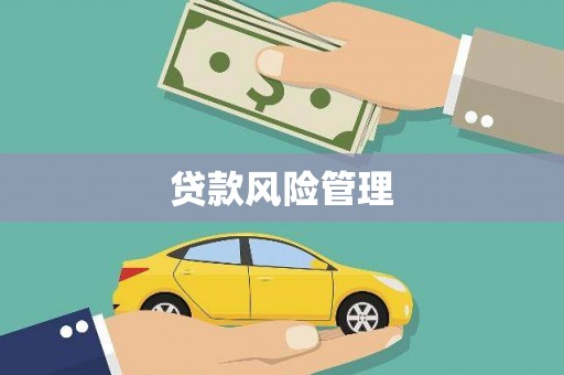 宜城贷款风险管理