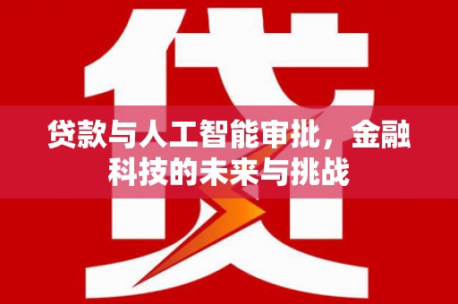 康定贷款与人工智能审批，金融科技的未来与挑战