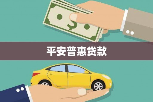 宏伟平安普惠贷款