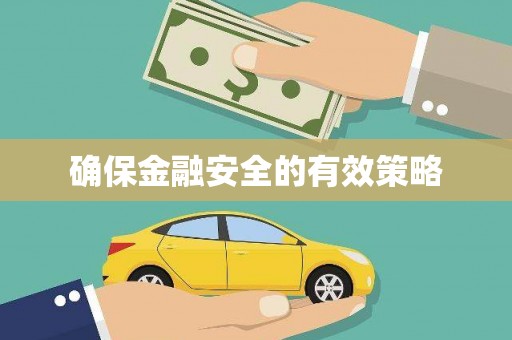 文昌确保金融安全的有效策略